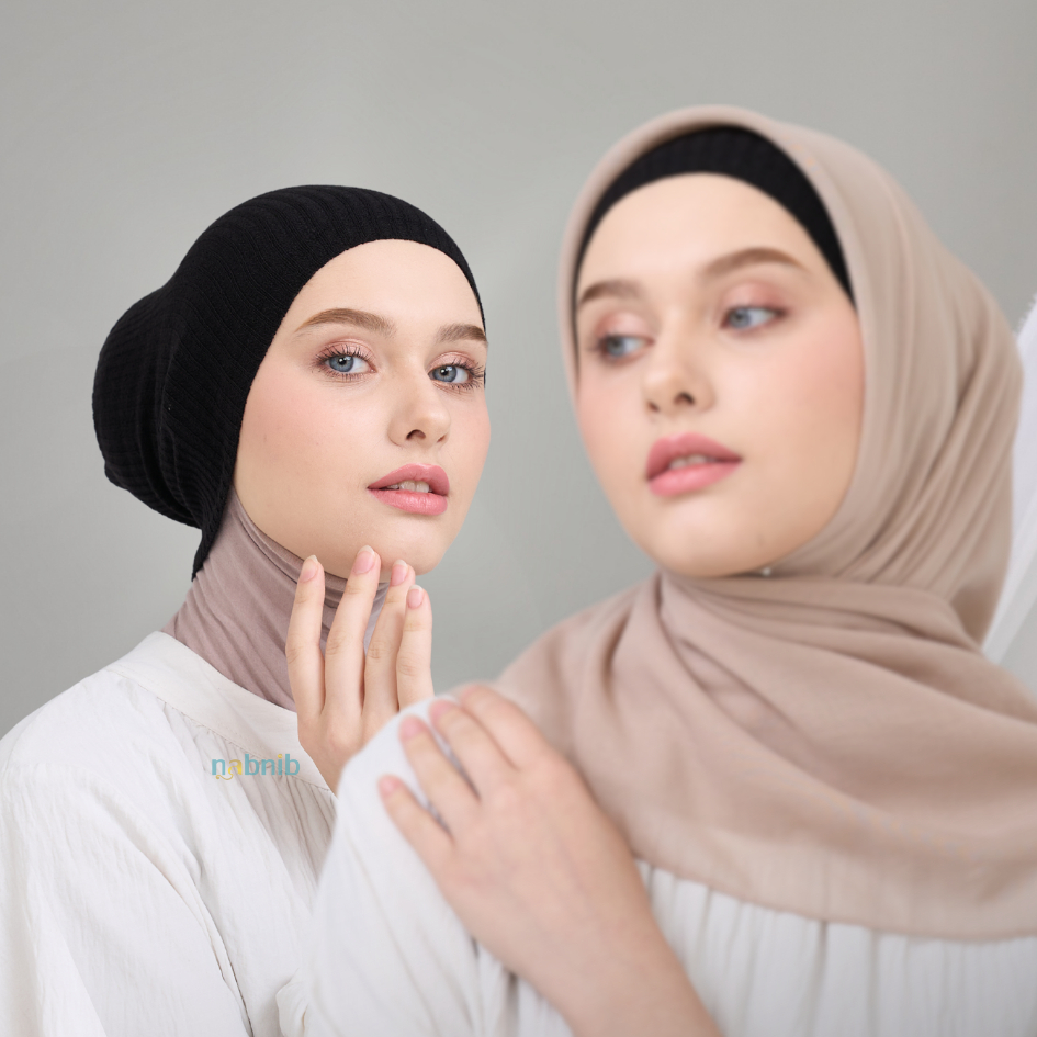 Nabnib - Zalya Ciput Rajut Bandana Inner Hijab Essensial Nyaman