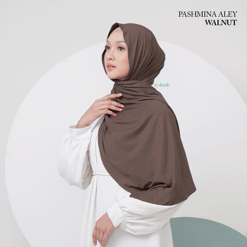Nabnib - Aley Pashmina Kaos Rayon Premium Pashmina Mleyot