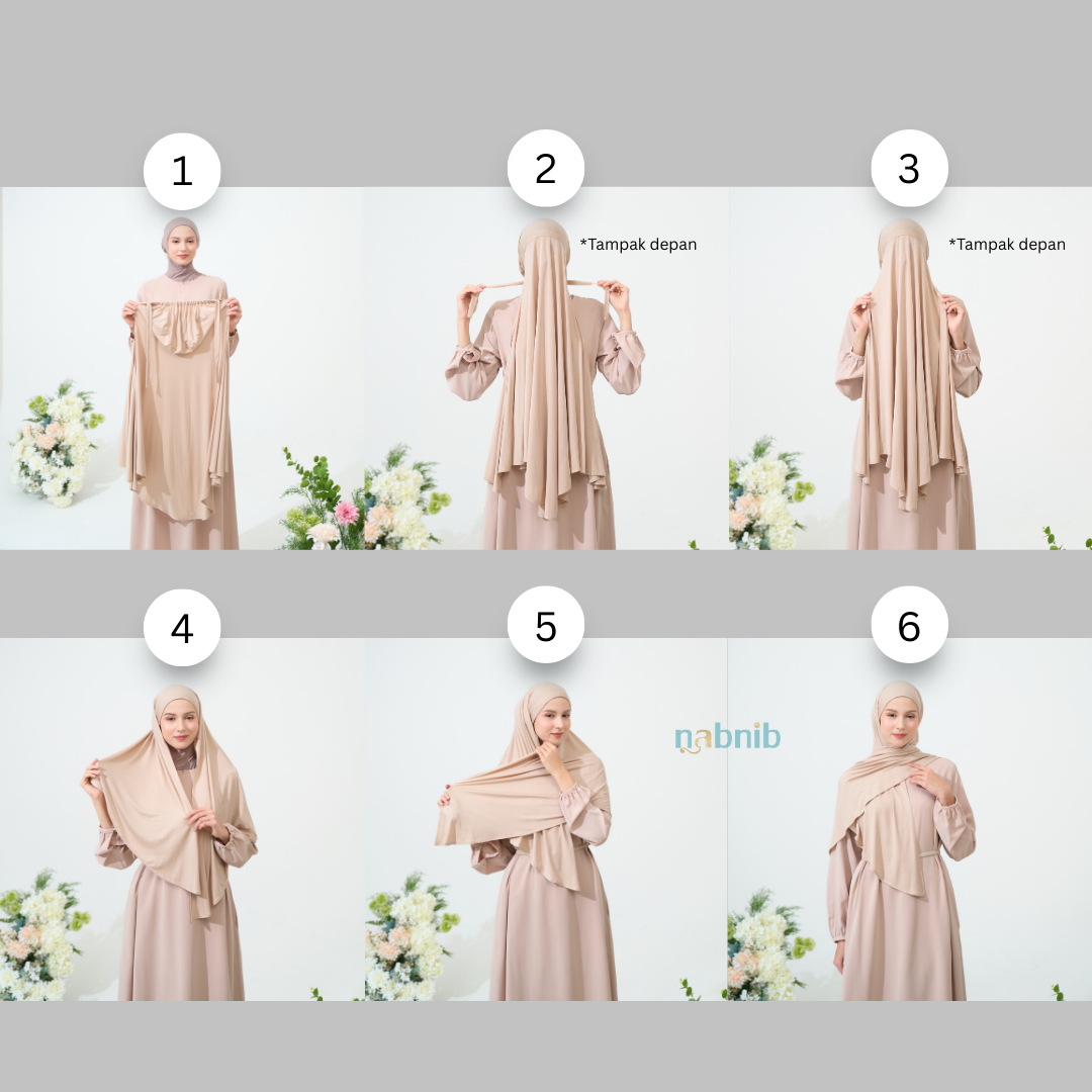 Nabnib - NUVIA Pashmina Instan Tencel