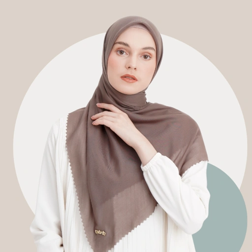 Nabnib - Verona Jilbab Segiempat Voal Ultrafine Original
