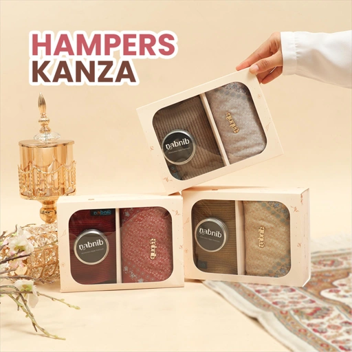 Image of Nabnib - Kanza Hampers Hijab  Voal Gift Set Free Softbox eklusive