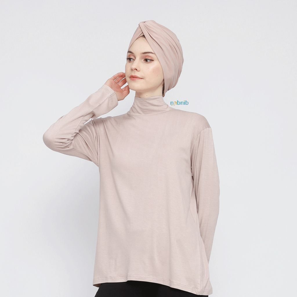 Nabnib - Fuku Baju Manset Long Slevee Turtleeneck Cooling Fiber