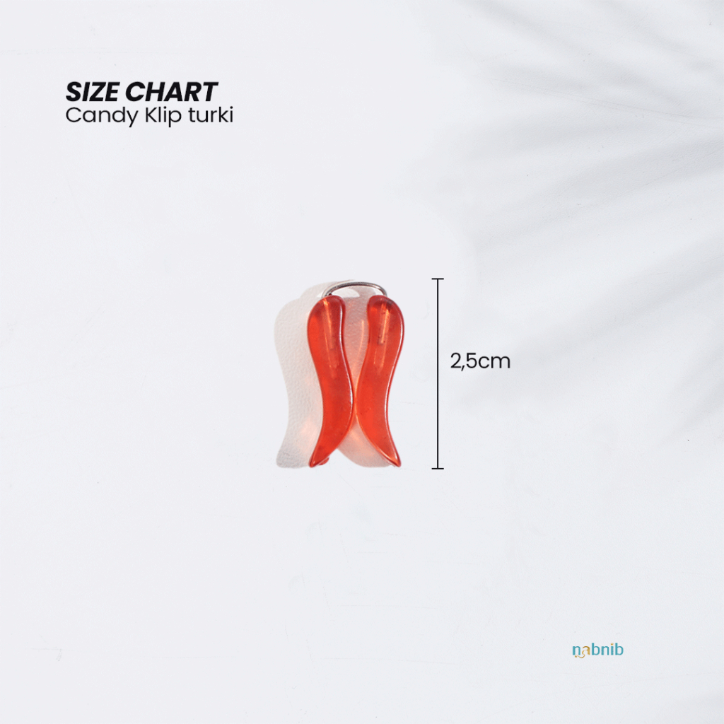 Nabnib - Candy Klip Hijab Turki Original