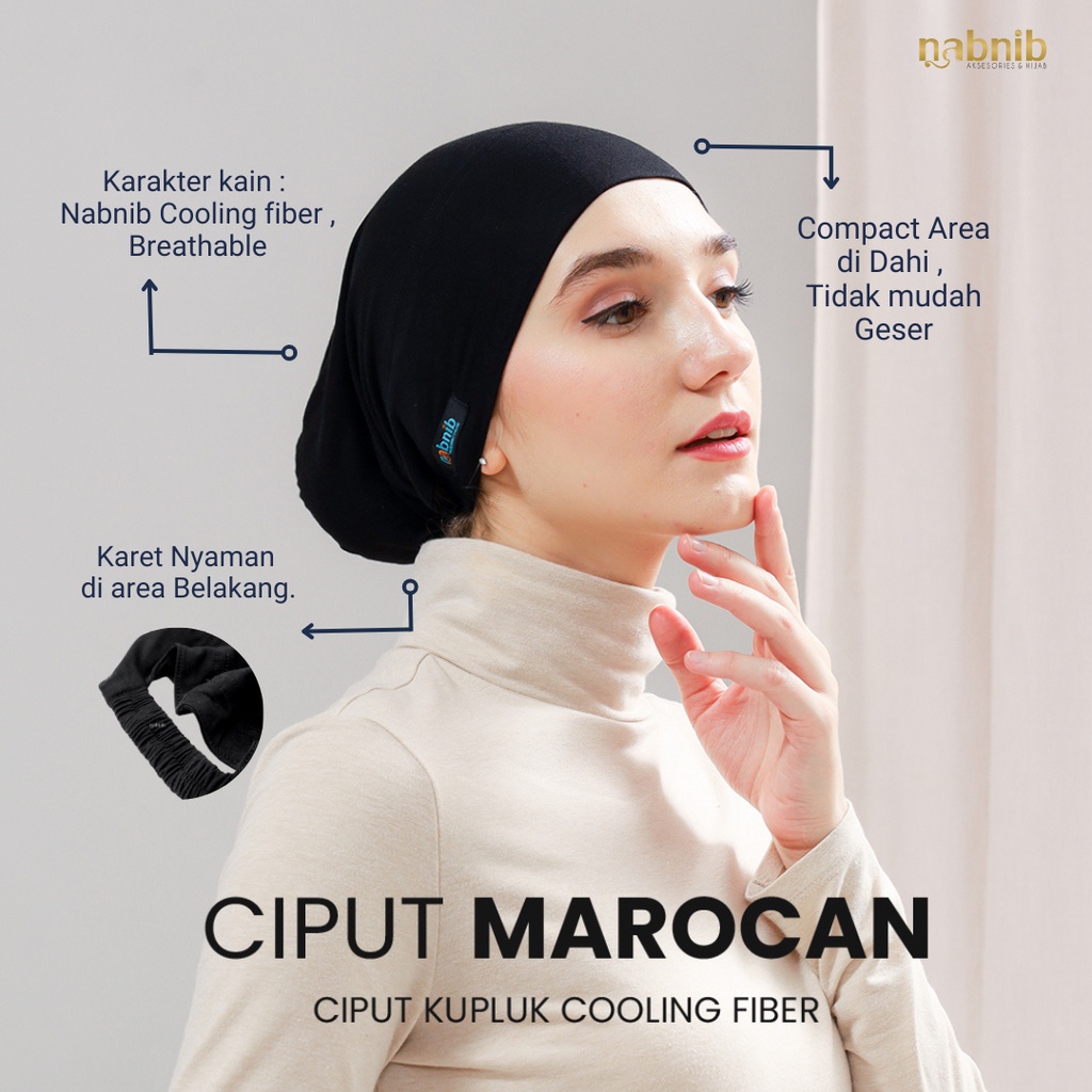 Nabnib - Marocan Ciput Kupluk Cooling Fiber