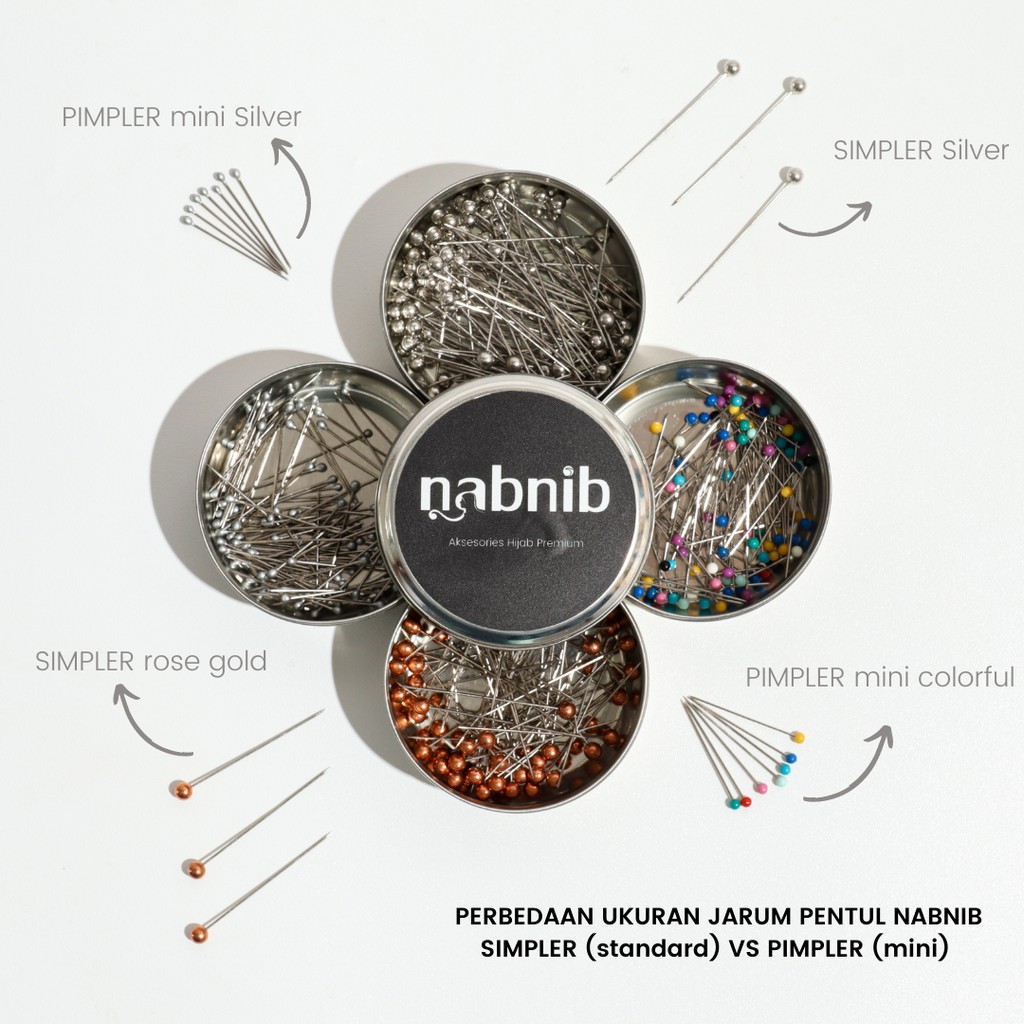 Nabnib - Simpler Jarum Pentul Premium Nabnib