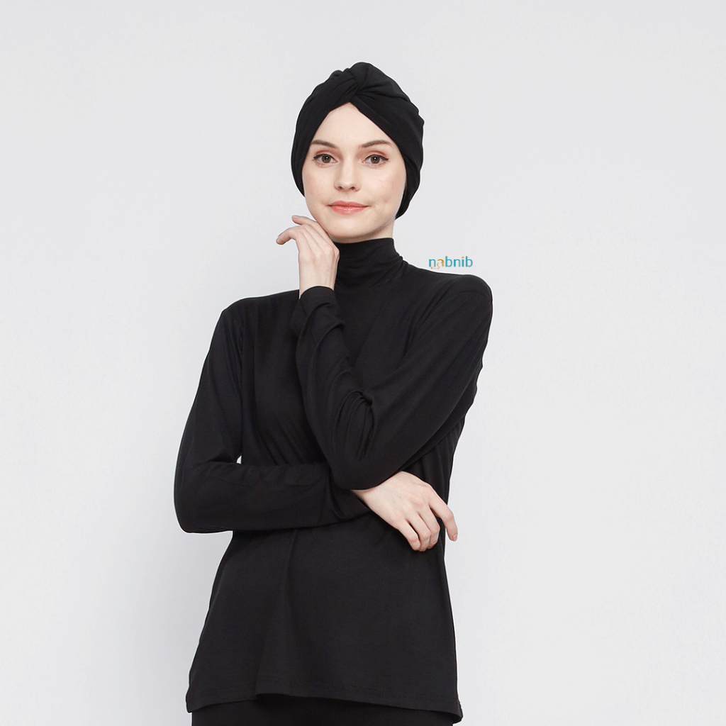 Nabnib - Fuku Baju Manset Long Slevee Turtleeneck Cooling Fiber