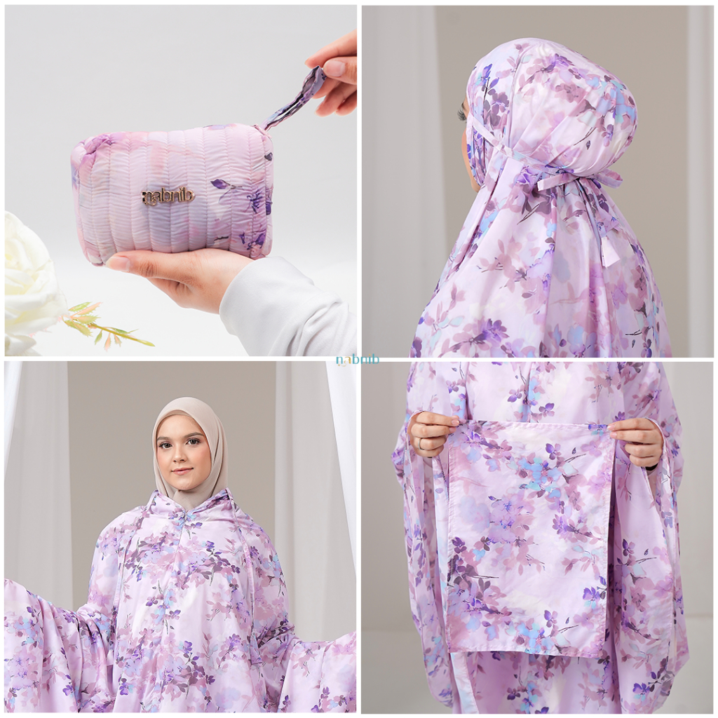 Nabnib - Laisa Mukena Travel 2 in 1 Basic & Printed