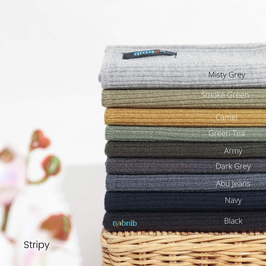 Nabnib -  Stripy Ciput Rajut Bandana