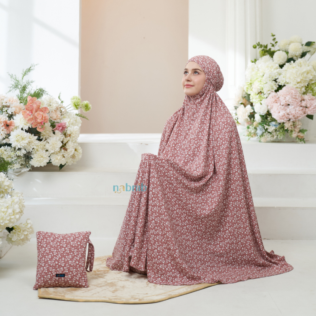 Nabnib - Belle Mukena Rayon Silky Mukena Dewasa
