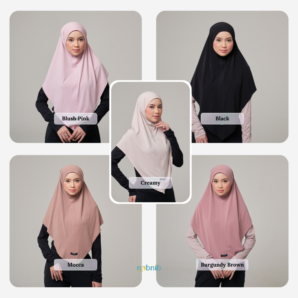 Nabnib - Haura Hijab Daily Bergo Instan