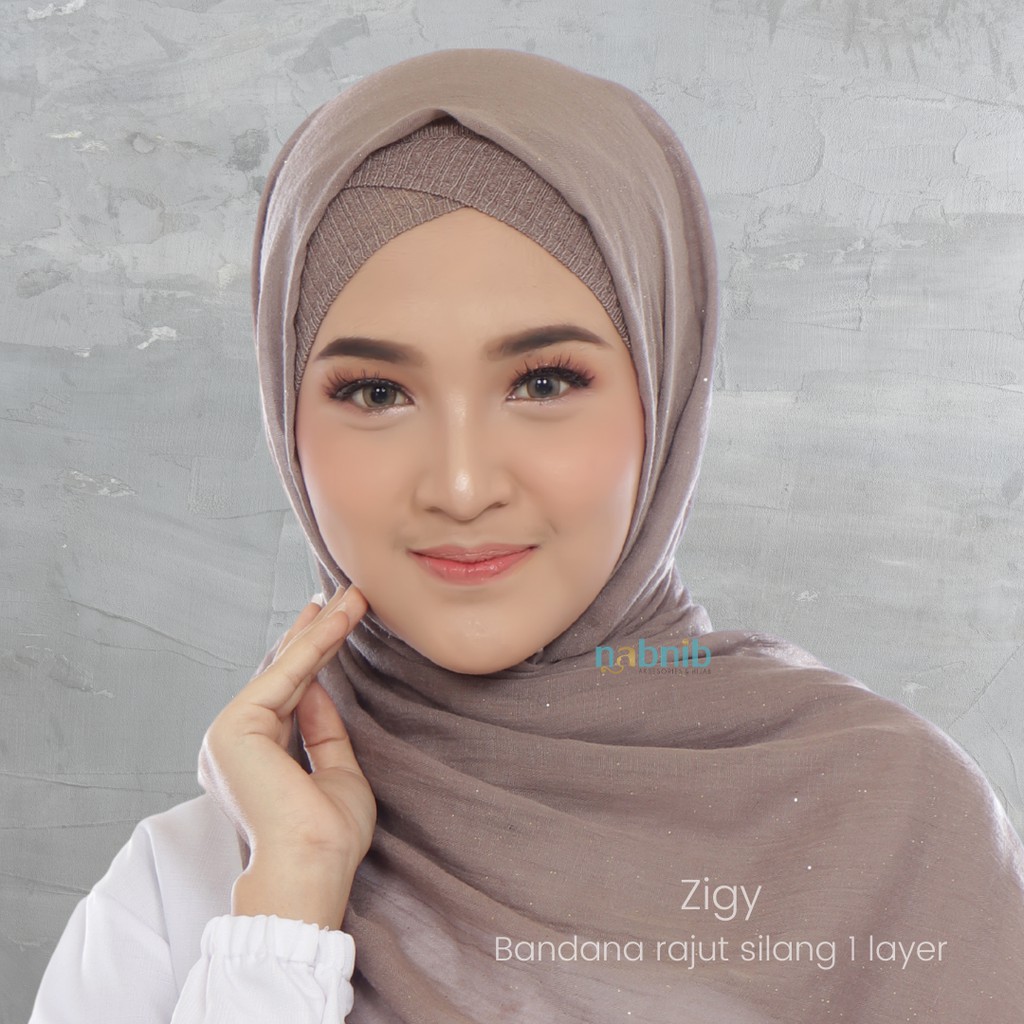 Nabnib - Zigy  Ciput rajut silang 1 Layer