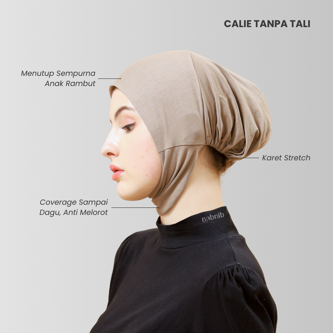 Nabnib - Calie Ciput Dagu Premium Anti Geser Ciput Dagu Umroh Cooling Fiber