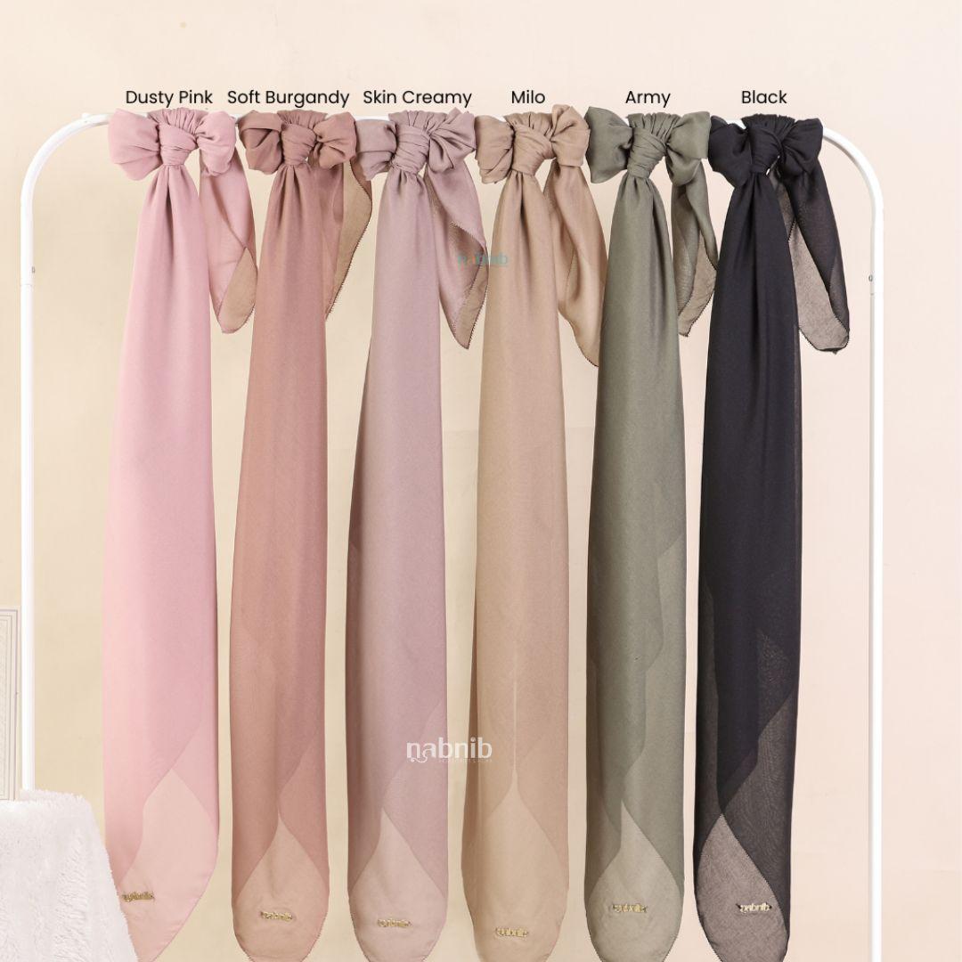 Nabnib - Mela Hijab Voal Paris Ultrafine Eyelash