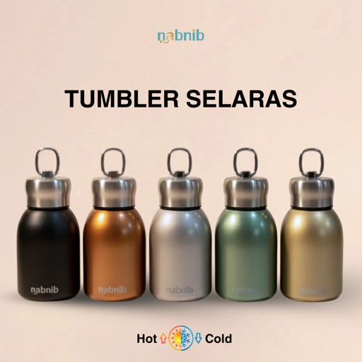 Image of Nabnib - Thumbler Selaras Merchandise Brand Nabnib Botol Minum HOT & COLD