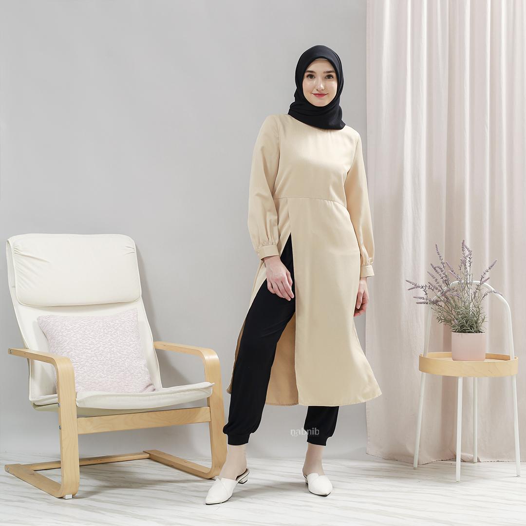 Nabnib - YUKI Legging Wanita Inner Pants Dalaman Gamis