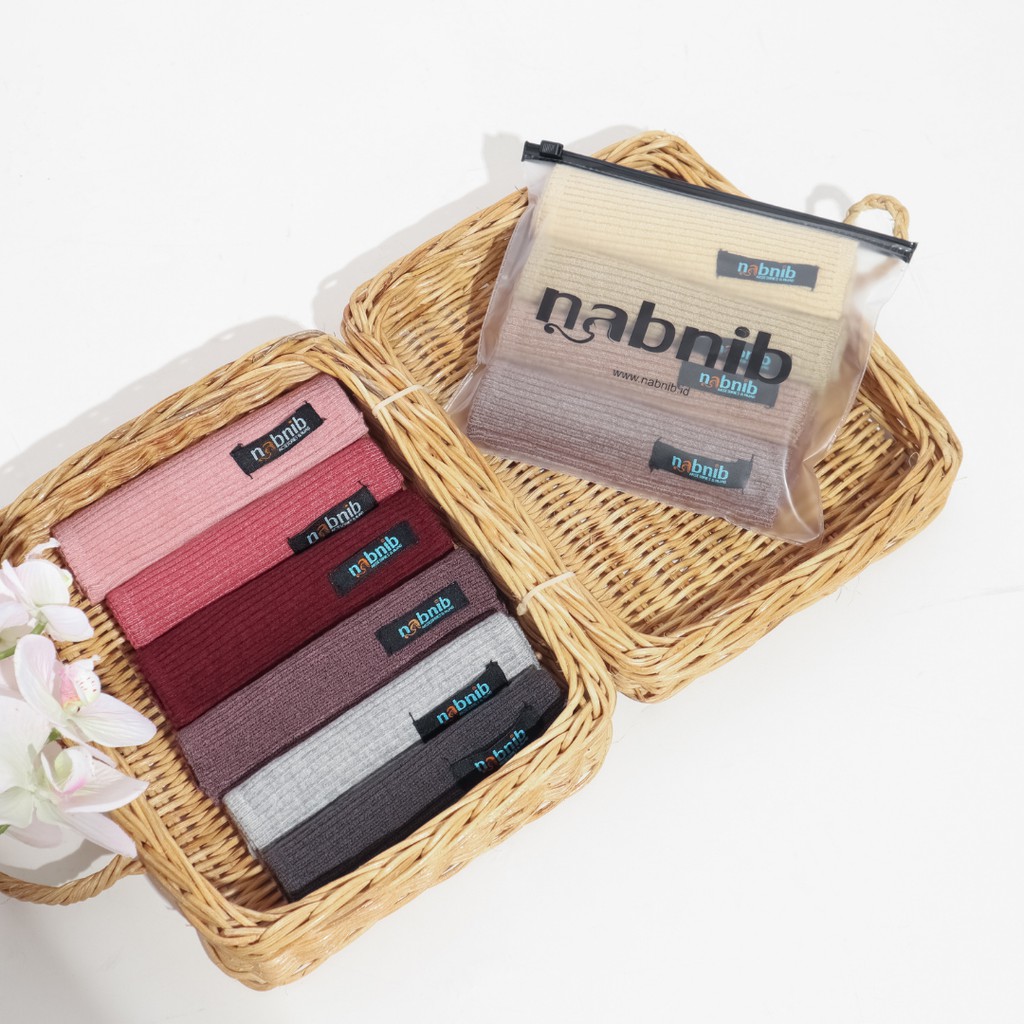 Nabnib -  Stripy Ciput Rajut Bandana