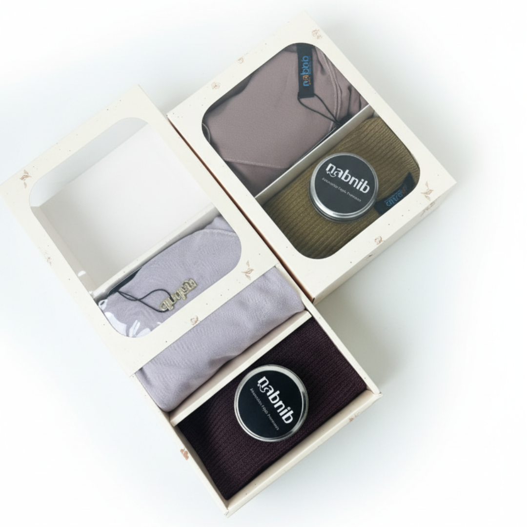 Nabnib - Kanza Hampers Hijab  Voal Gift Set Free Softbox eklusive