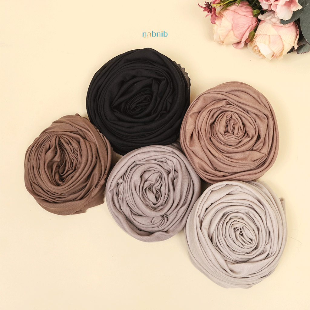 Nabnib - Verona Jilbab Segiempat Voal Ultrafine Original