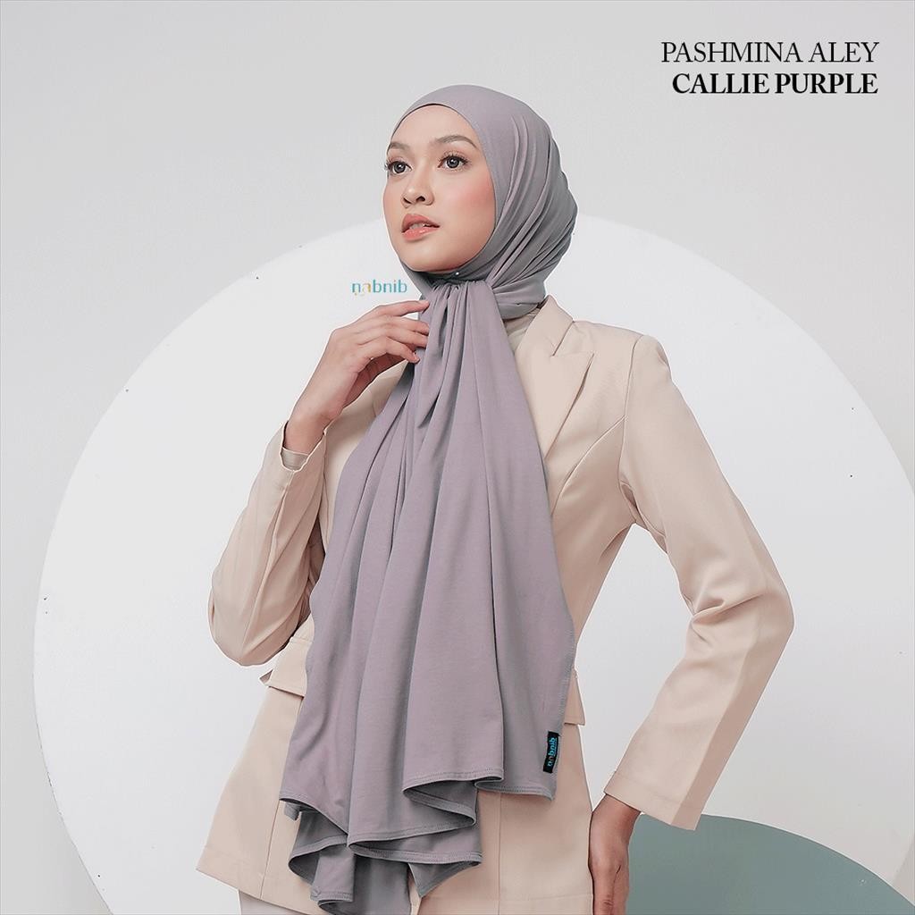 Nabnib - Aley Pashmina Kaos Rayon Premium Pashmina Mleyot