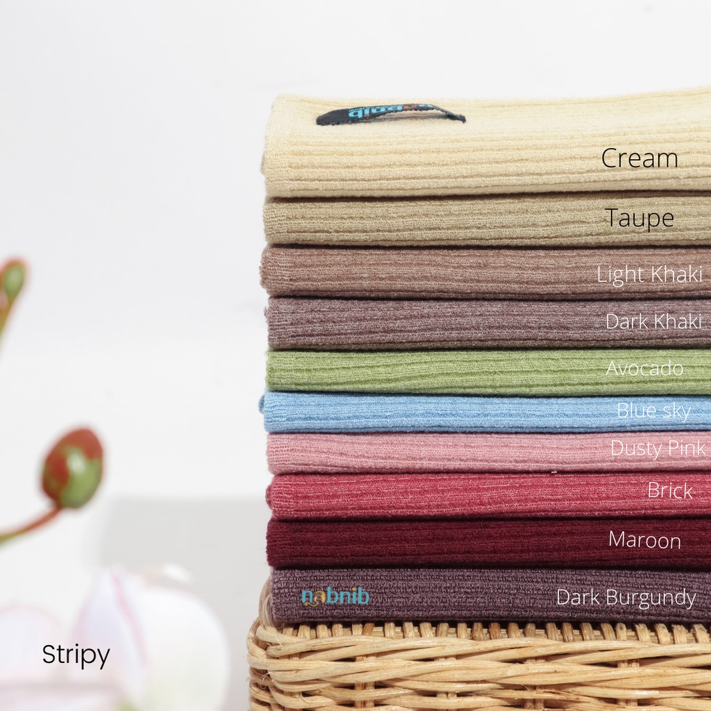 Nabnib -  Stripy Ciput Rajut Bandana