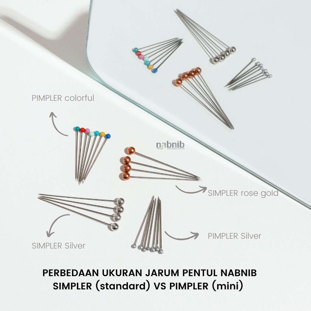 Nabnib - Simpler Jarum Pentul Premium Nabnib