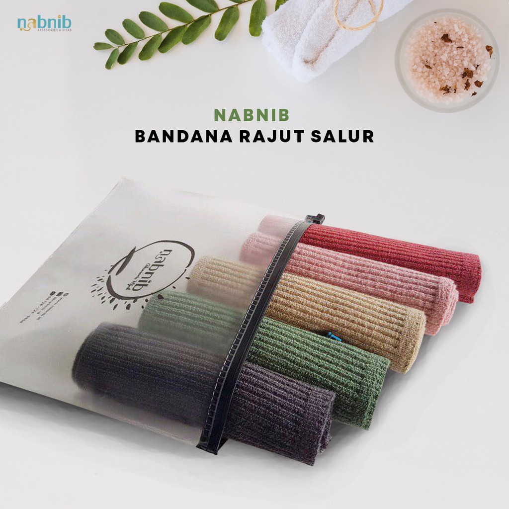 Nabnib -  Stripy Ciput Rajut Bandana