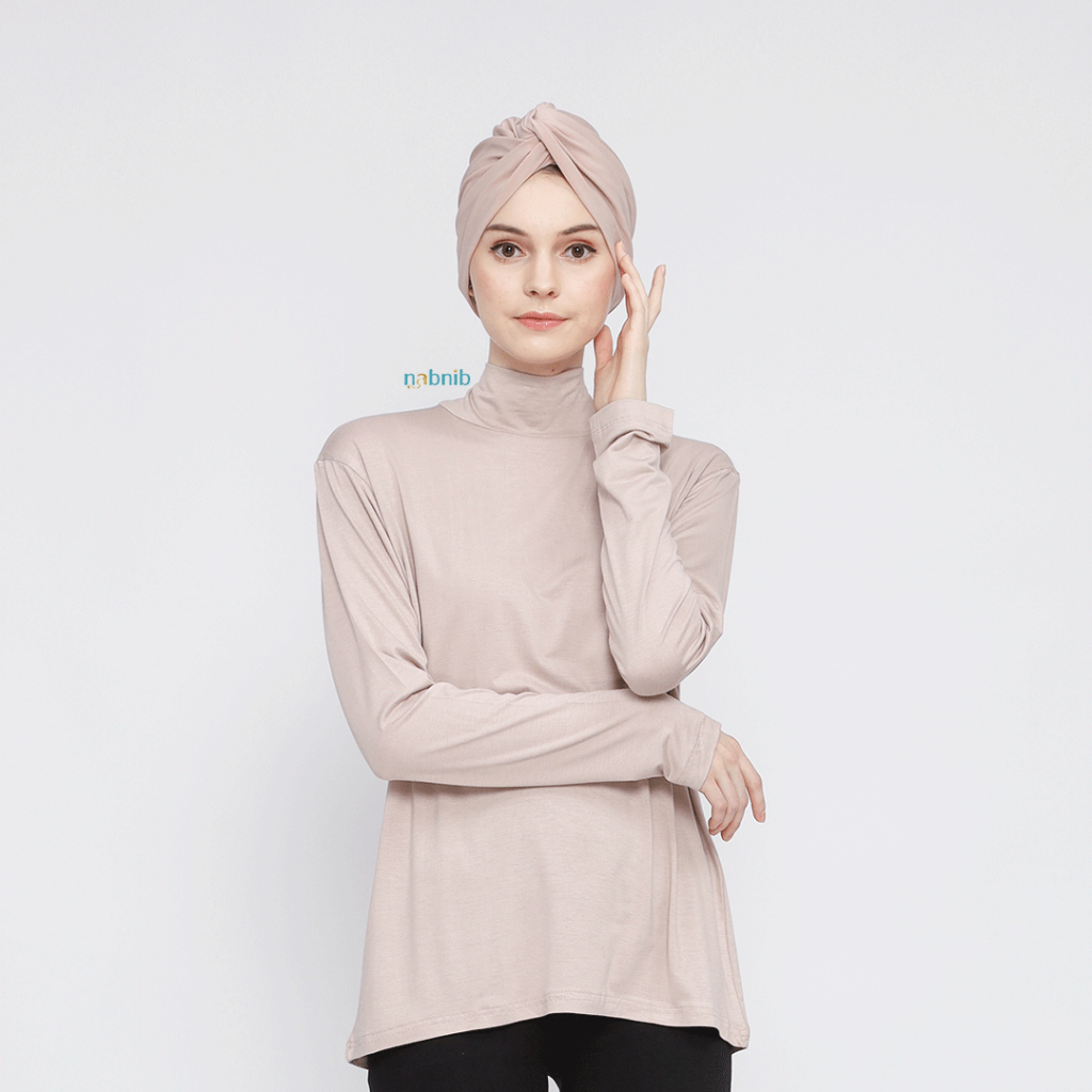 Nabnib - Fuku Baju Manset Long Slevee Turtleeneck Cooling Fiber