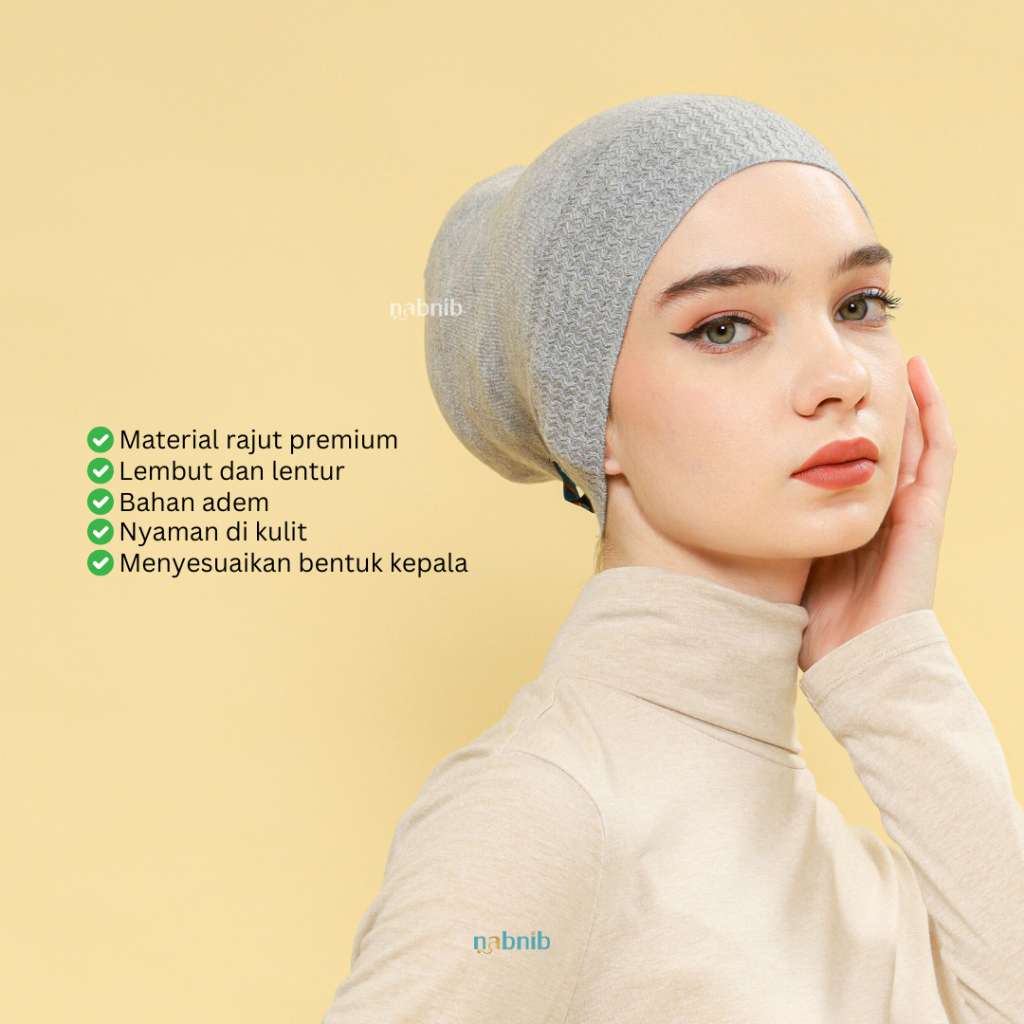 Nabnib - Cana Comfort Knit Kupluk Ciput Rajut