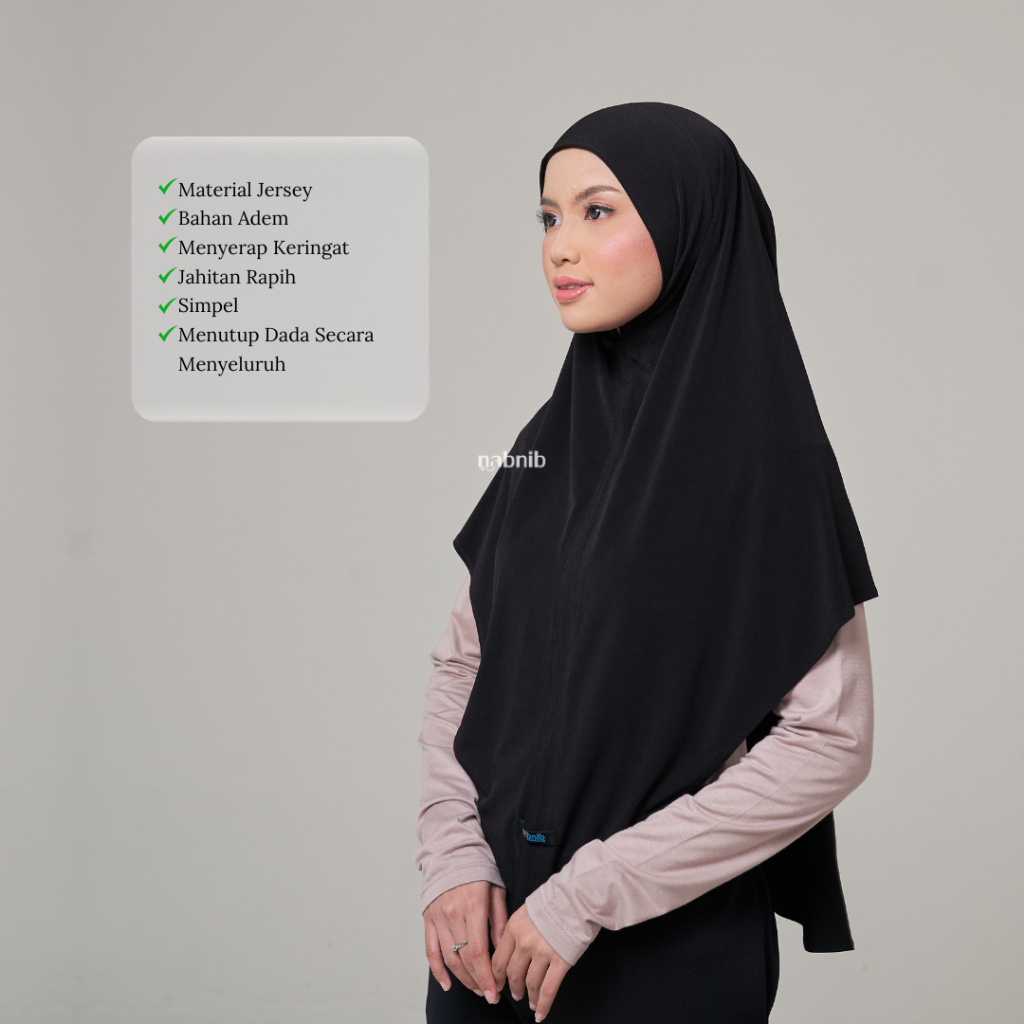 Nabnib - Haura Hijab Daily Bergo Instan