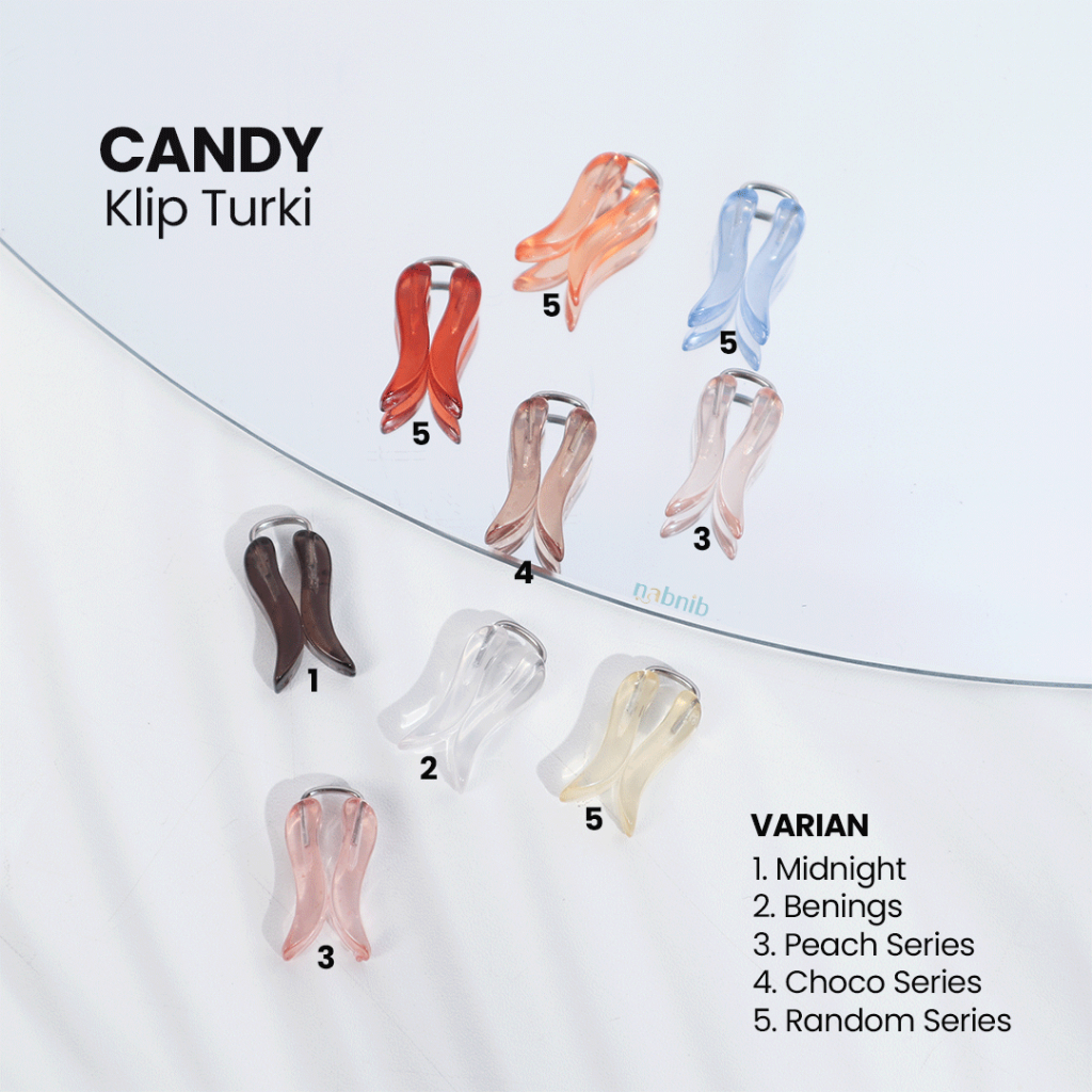 Nabnib - Candy Klip Hijab Turki Original