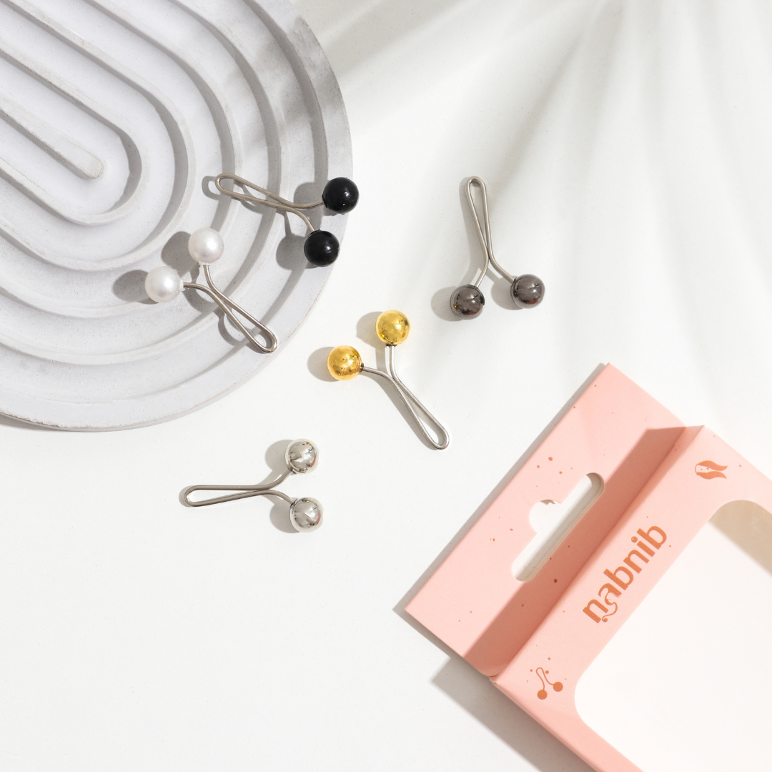 PEARLY klip hijabTurki Original nabnib