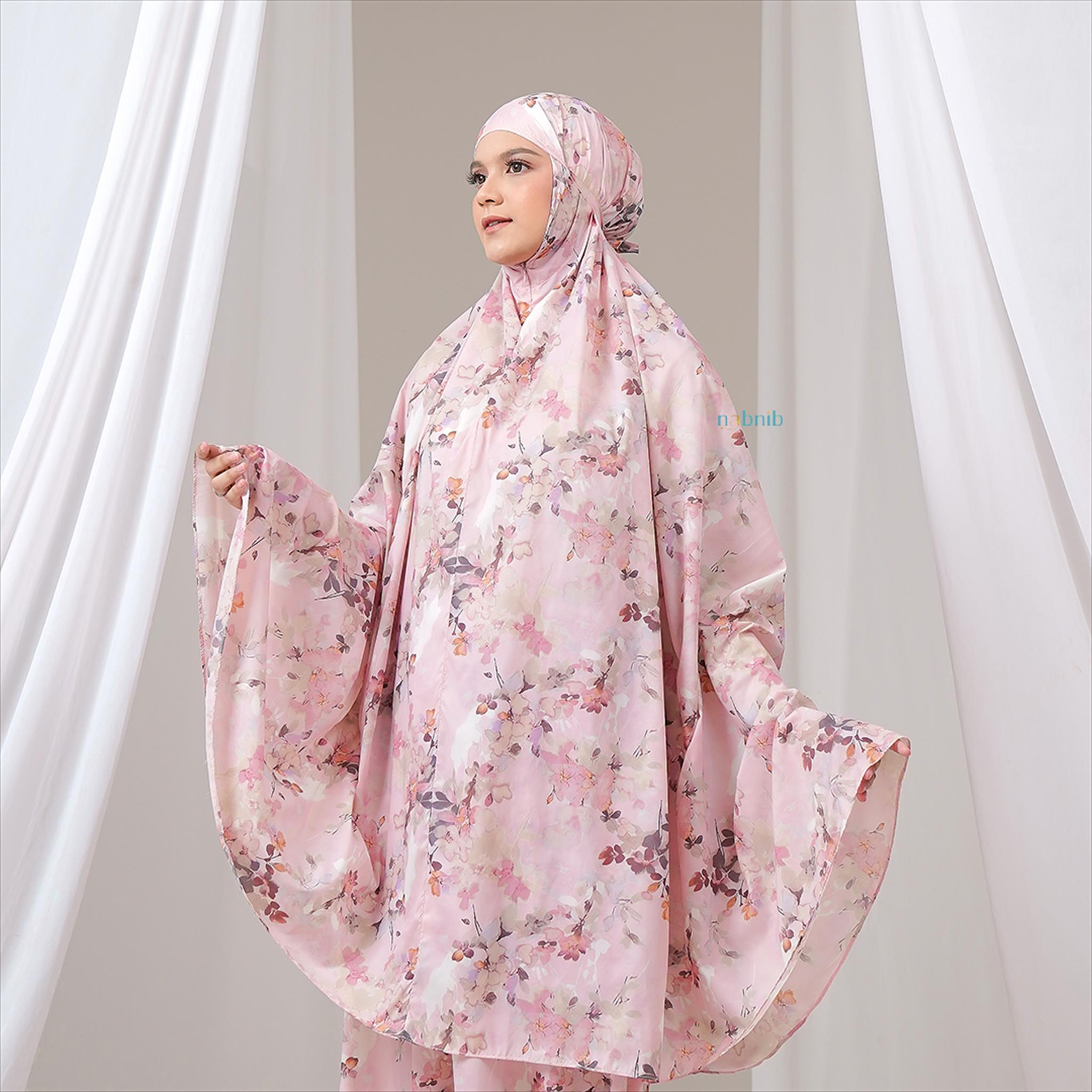 Nabnib - Laisa Mukena Travel Basic & Printed