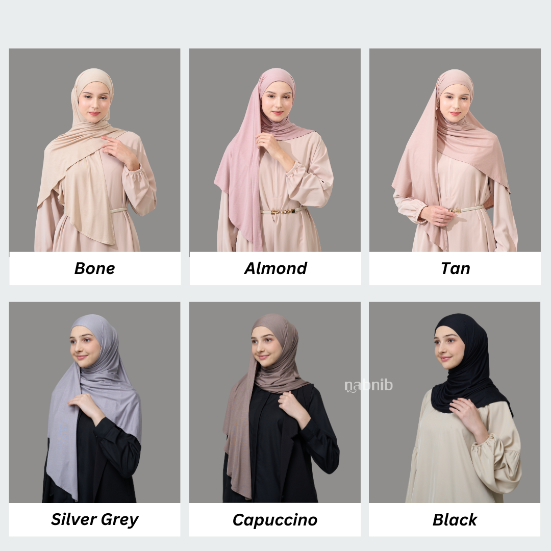 Nabnib - NUVIA Pashmina Instan Tencel