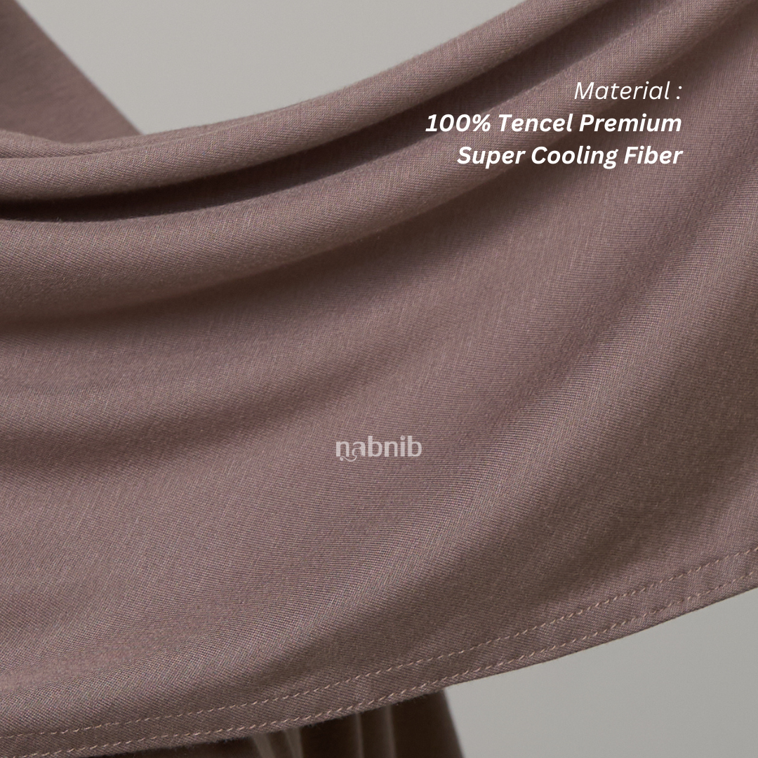 Nabnib - Aira Hijab Tencel Instan Hijab Tencell Segitiga Original Tencel