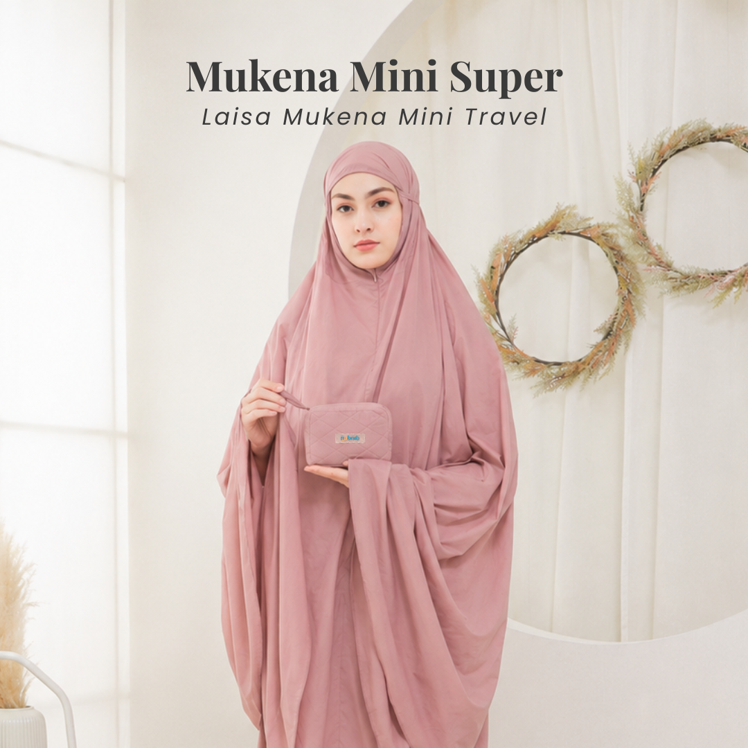 Nabnib - Laisa Mukena Travel Basic & Printed