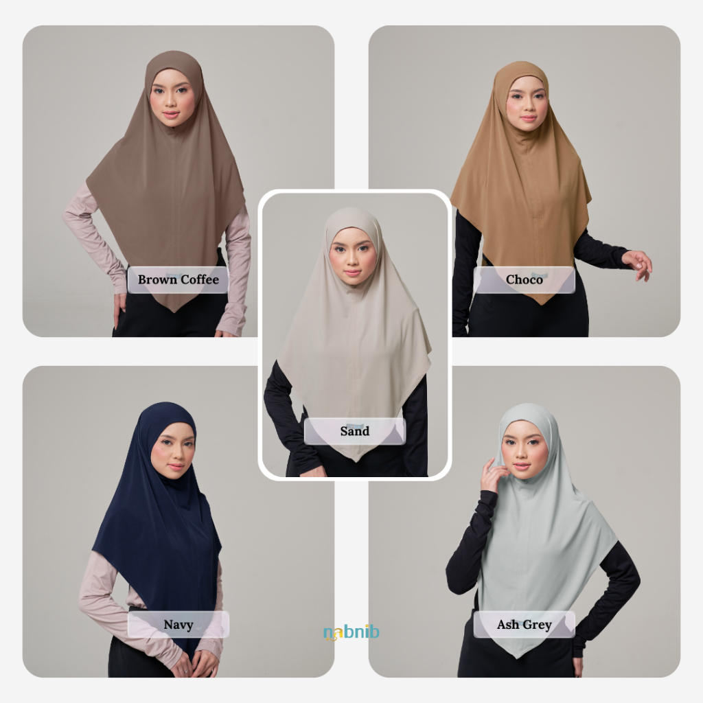 Nabnib - Haura Hijab Daily Bergo Instan
