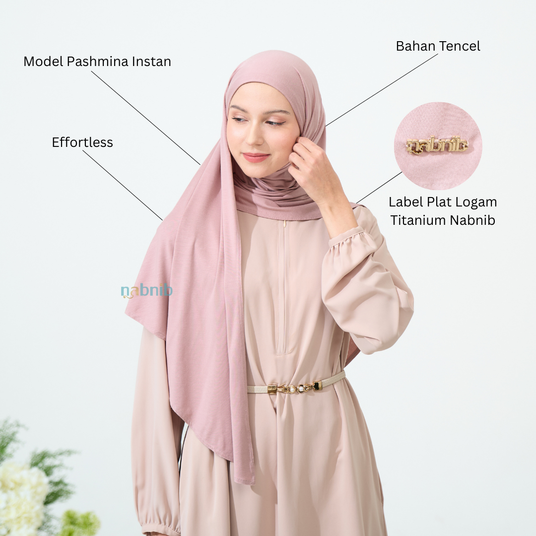 Nabnib - NUVIA Pashmina Instan Tencel