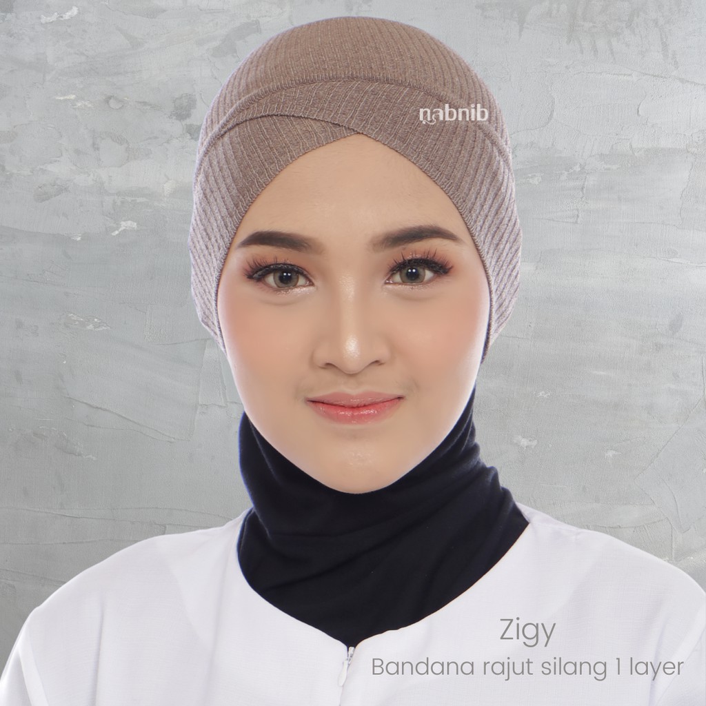 Nabnib - Zigy Ciput rajut silang 1 Layer