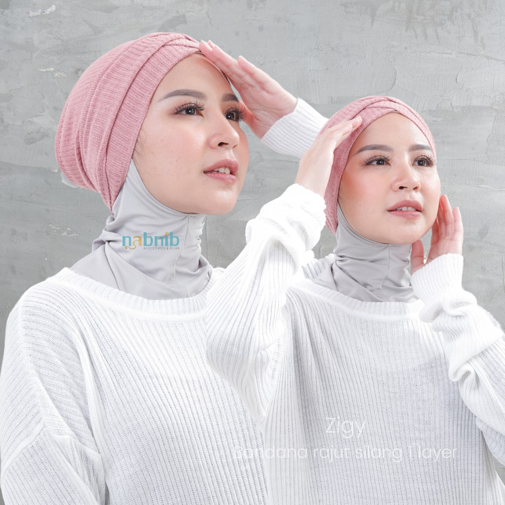 Nabnib - Zigy  Ciput rajut silang 1 Layer