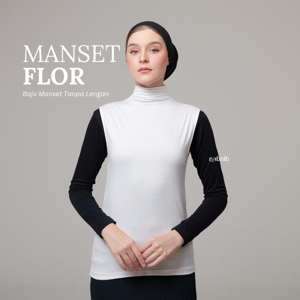 Nabnib - FLOR Manset Tanpa Lengan Basic Inner Short sleeveless