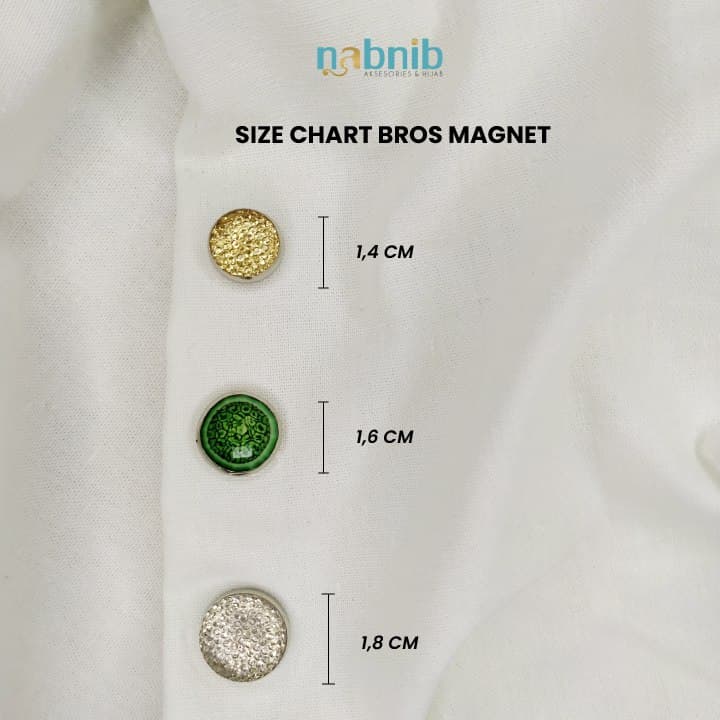 Nabnib - BLING 14 Bros Magnet Original Turki