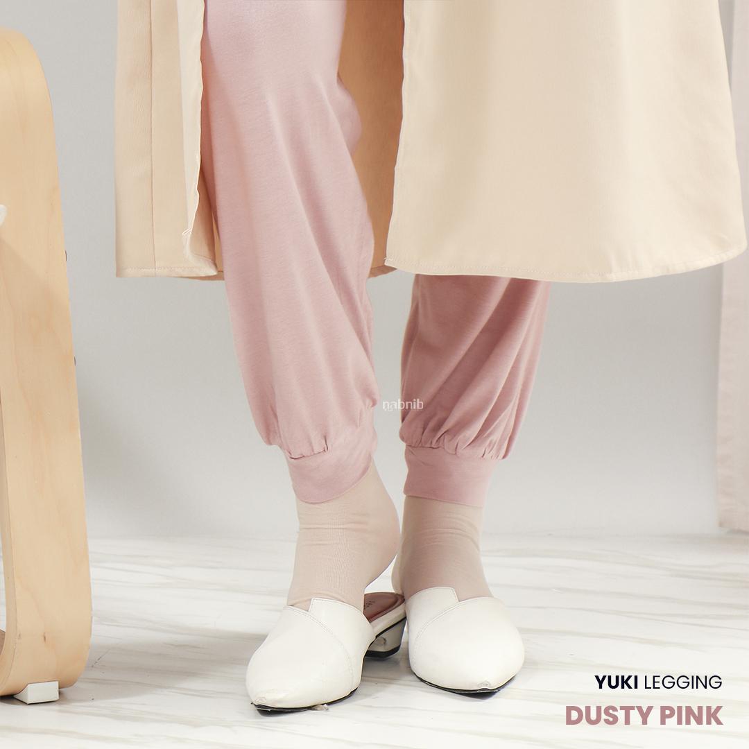 Nabnib - YUKI Legging Wanita Inner Pants Dalaman Gamis
