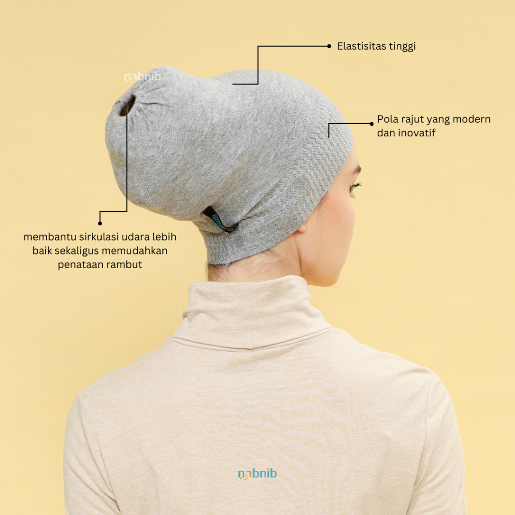 Nabnib - Cana Comfort Knit Kupluk Ciput Rajut