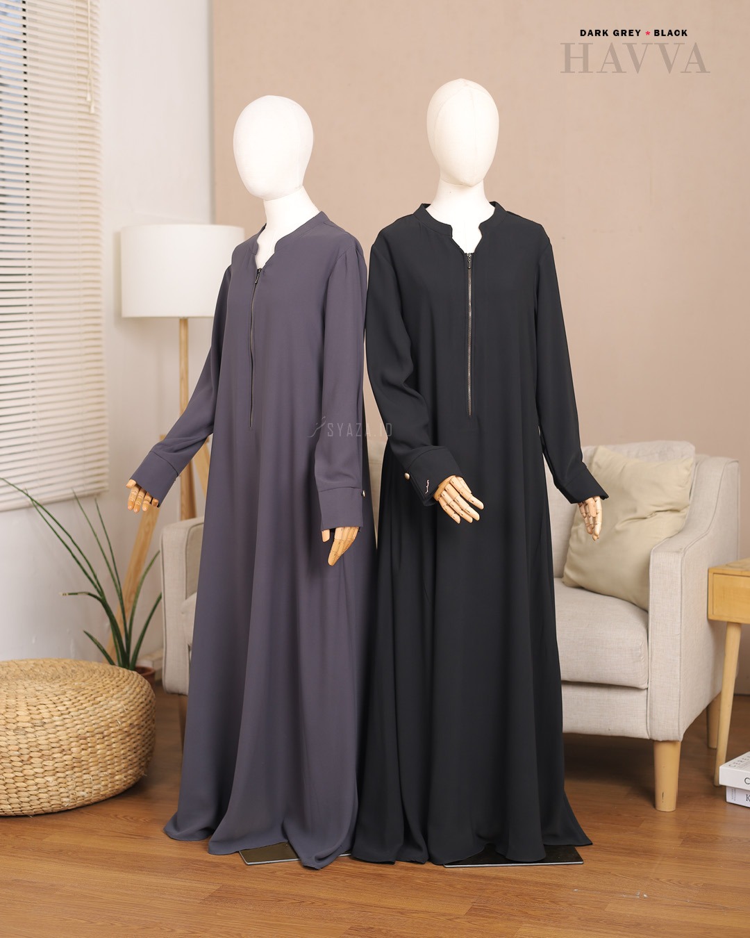 PO ABAYA Havva Marwah Bahan Zafeera Anti UV