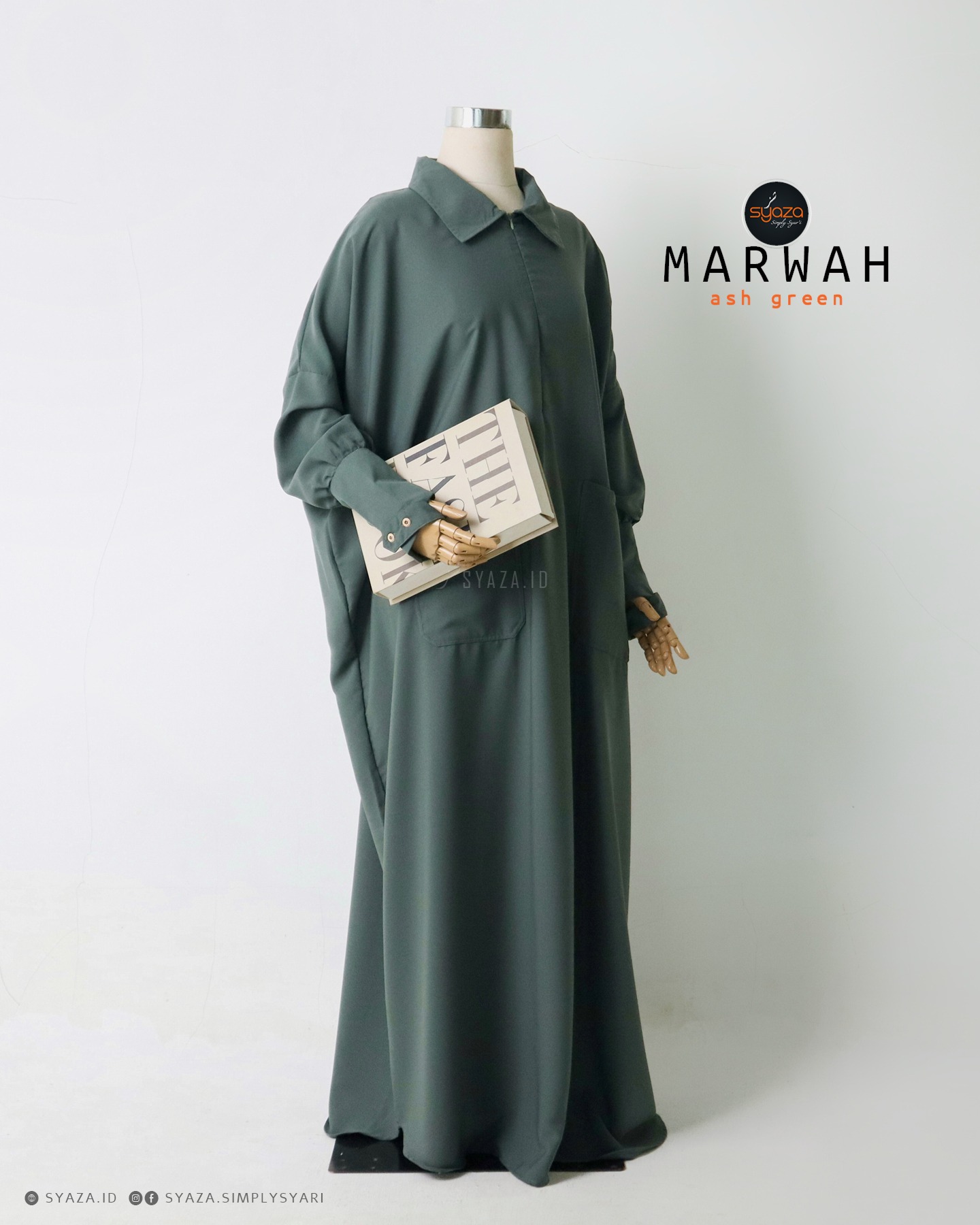PO ABAYA Havva Marwah Bahan Zafeera Anti UV