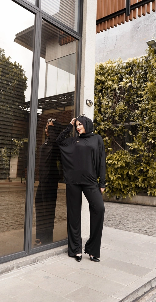 Image of CKL BASIC SALMA ONESET SPANDEX PREMIUM ADEM LEMBUT SETELAN WANITA CASUAL SET BASIC