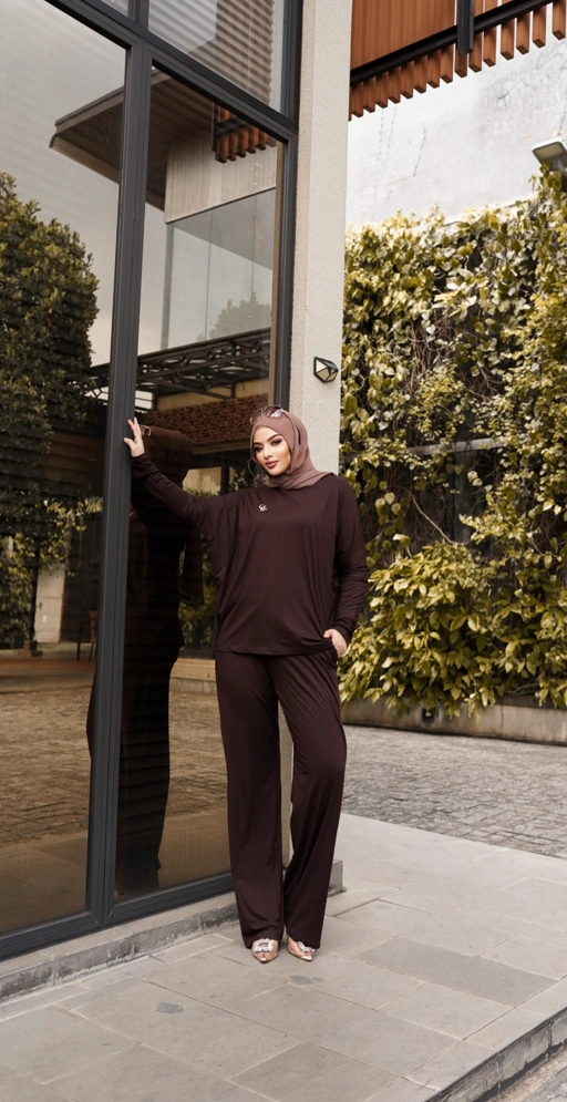 Image of CKL BASIC SALMA ONESET SPANDEX PREMIUM ADEM LEMBUT SETELAN WANITA CASUAL SET BASIC