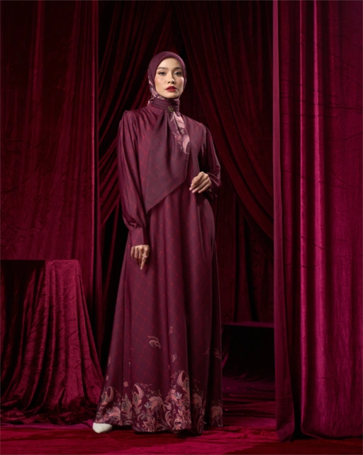 Image of VELVET NOIR DRESS-01