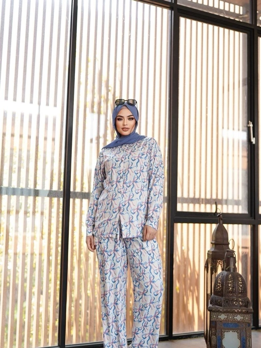 Image of CKL P39-P41 Setelan Piyama wanita multifungsi Casual adem nyaman catton rayon viscose