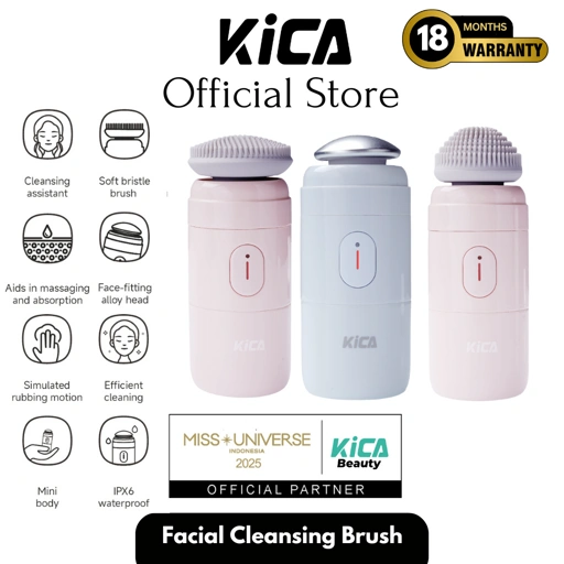 Image of Kica Facial Cleansing Brush Alat Pembersih Wajah Device Electric Beauty Care